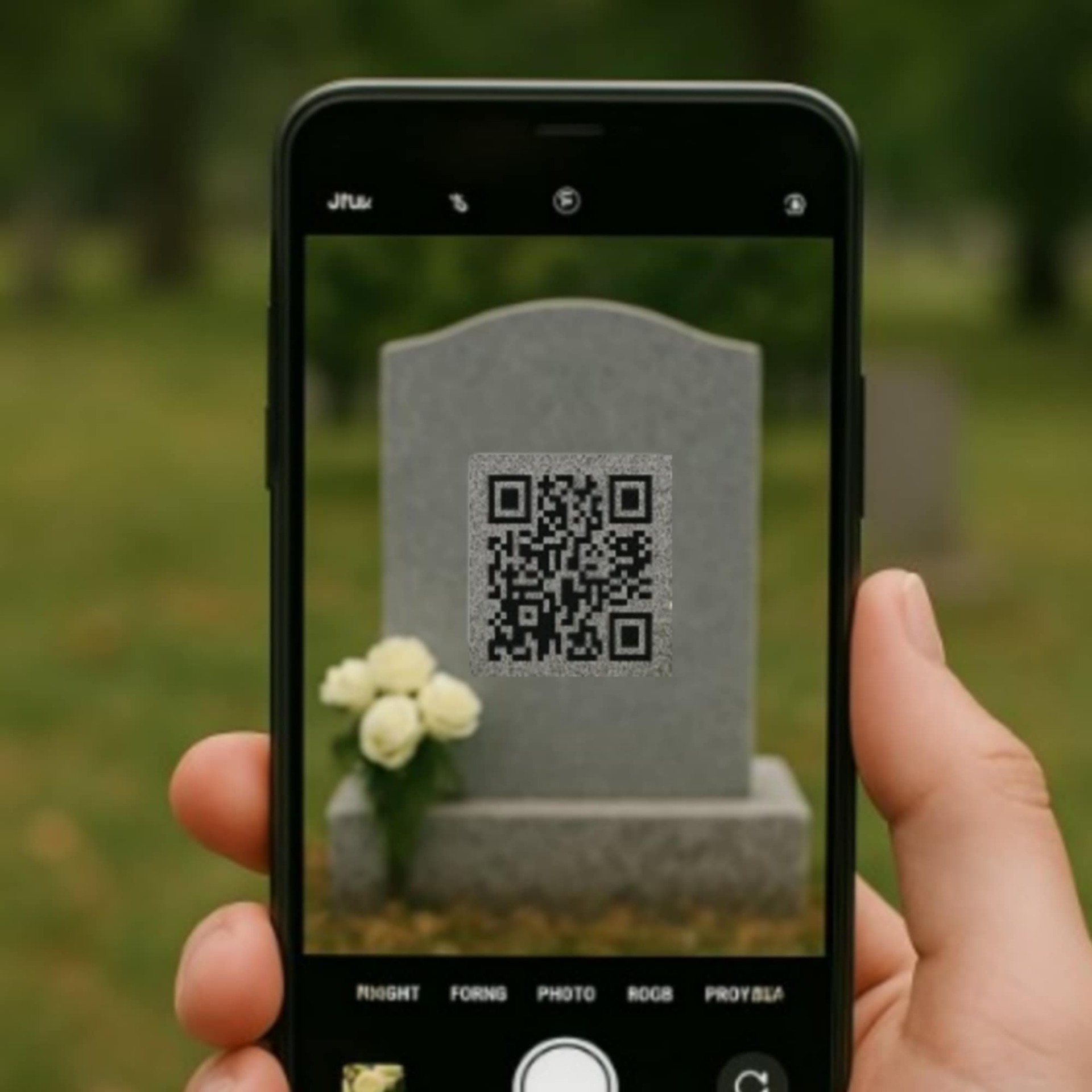 Emlékek egyetlen mozdulattal – QR-kód a síremléken.